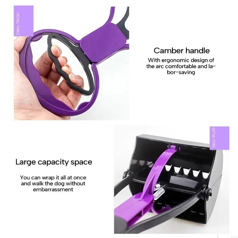 K3KA PORTABLE POOPER SCOUPER EASYCLEAN PET POOP PIPP PACKBER GROCKBER FOR Outdoor