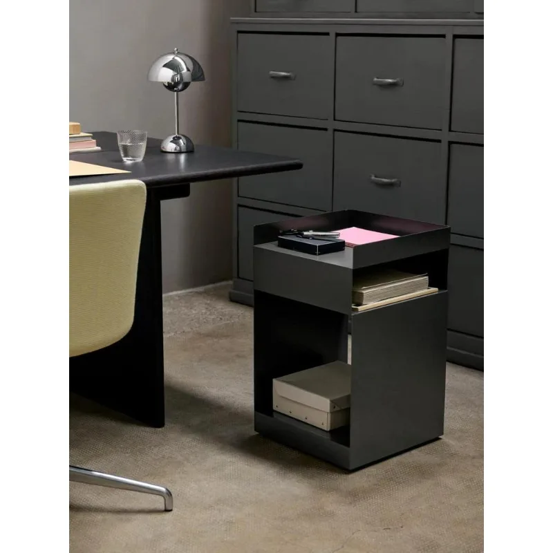 Bedroom medieval bedside table Internet celebrity removable cart sofa storage side cabinet