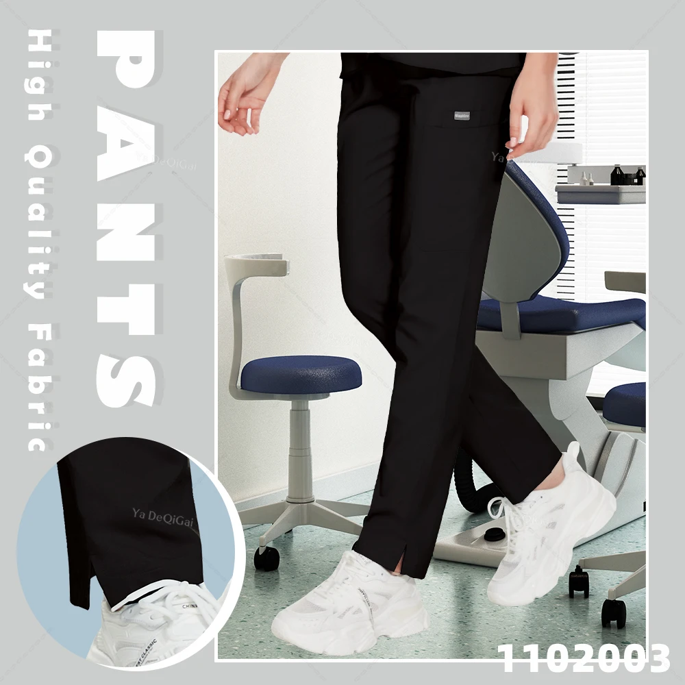 Pantaloni da lavoro dritti sottili scrub medici uniforme da infermiere medico pantaloni da donna accessori per infermieri clinici pantaloni chirurgici