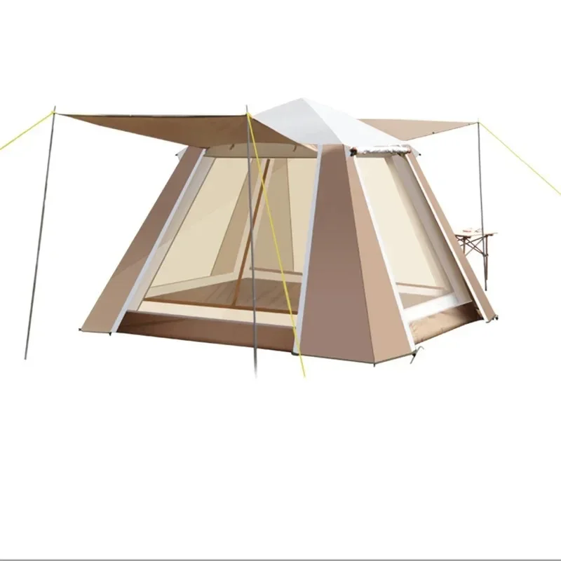 Waterproof Spring Tents Canvas Cotton Spring Tent 2-4 Person Camping rooftop tent Outdoor