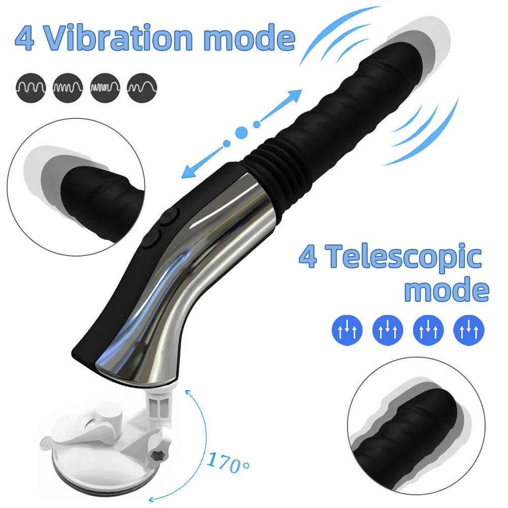 Sex Machine Telescopic Dildo Vibrator Automatic Up Down Massager G Spot Thrusting Retractable Vaginal Toy Female Masturbation