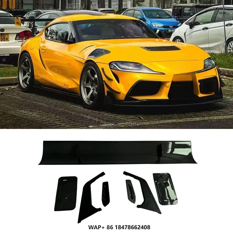 

High Quality for Gr Supra A90 A91 VER V1X Style Tail Wing Rear Spoiler Lip Wings Ducktail Body Kit
