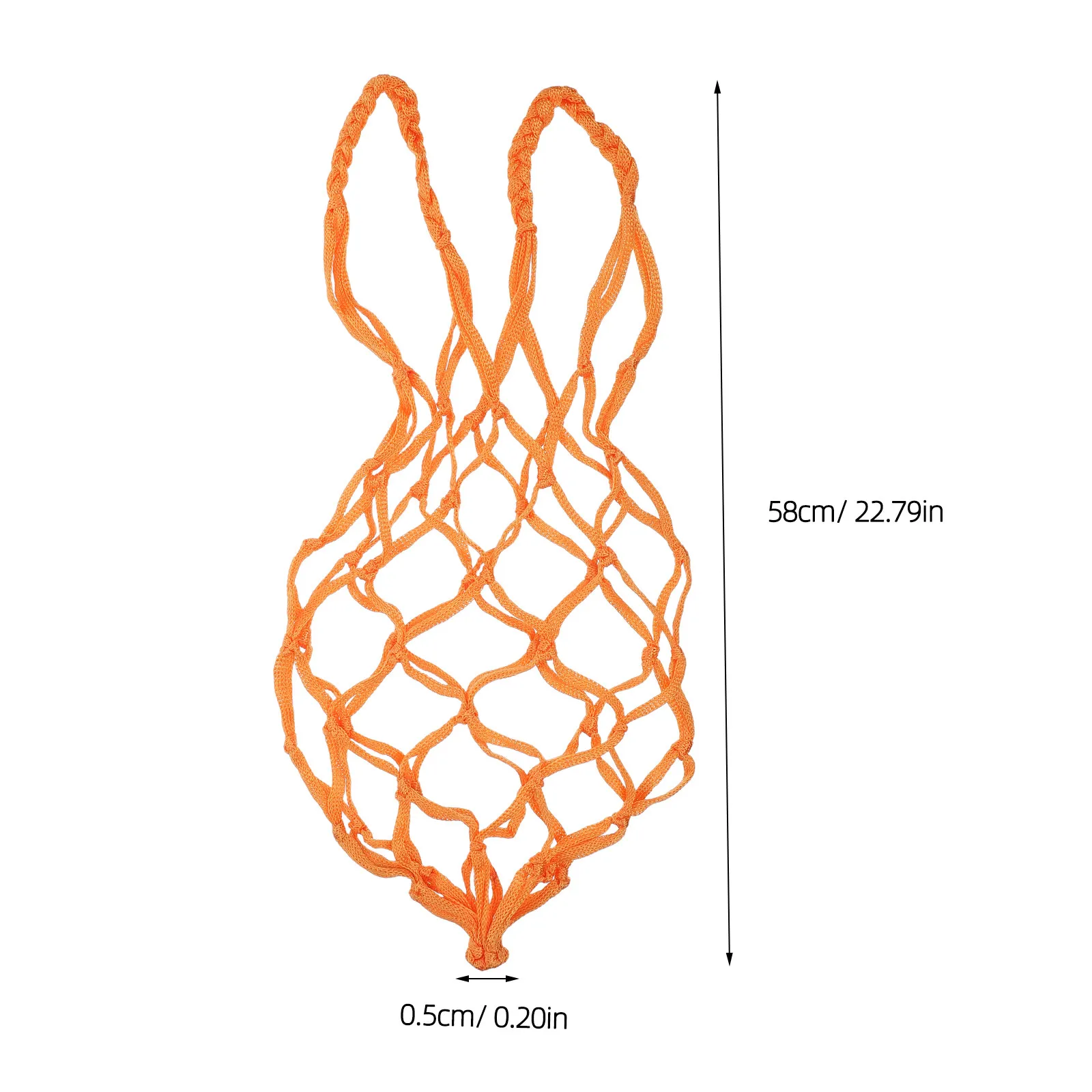 5 Pcs Hay Carry Bag Goat Feeding Feeder Green Produce Saver Bags Mesh Hanging for Sheep Cows Net Cattle and Grass