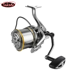 TAKEDO ST03 Fishing Reels Metal Spool Surf Feeder Reel Sea Spinning Fishing Rod Reel And Rod Combo Carp Fishing Reel