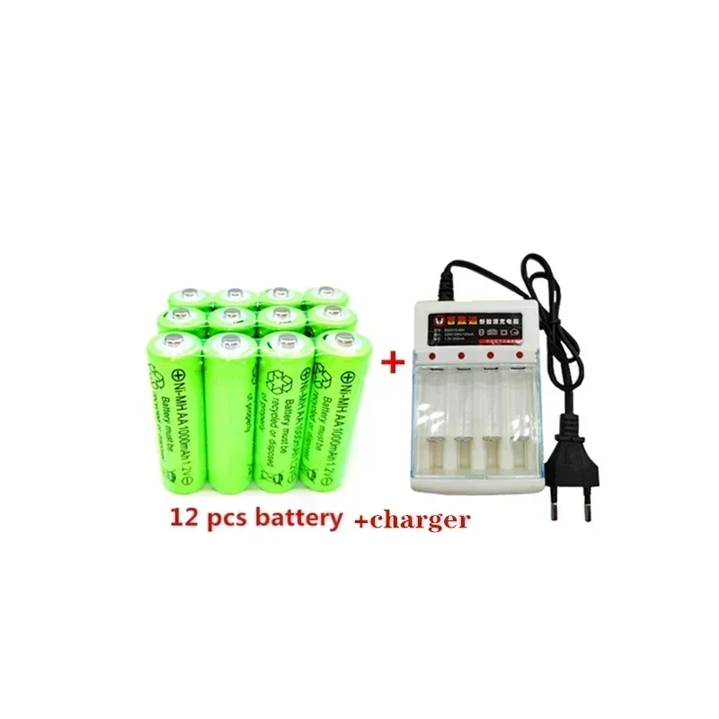 AA 1.2V 1000mAh NI-MH rechargeable battery