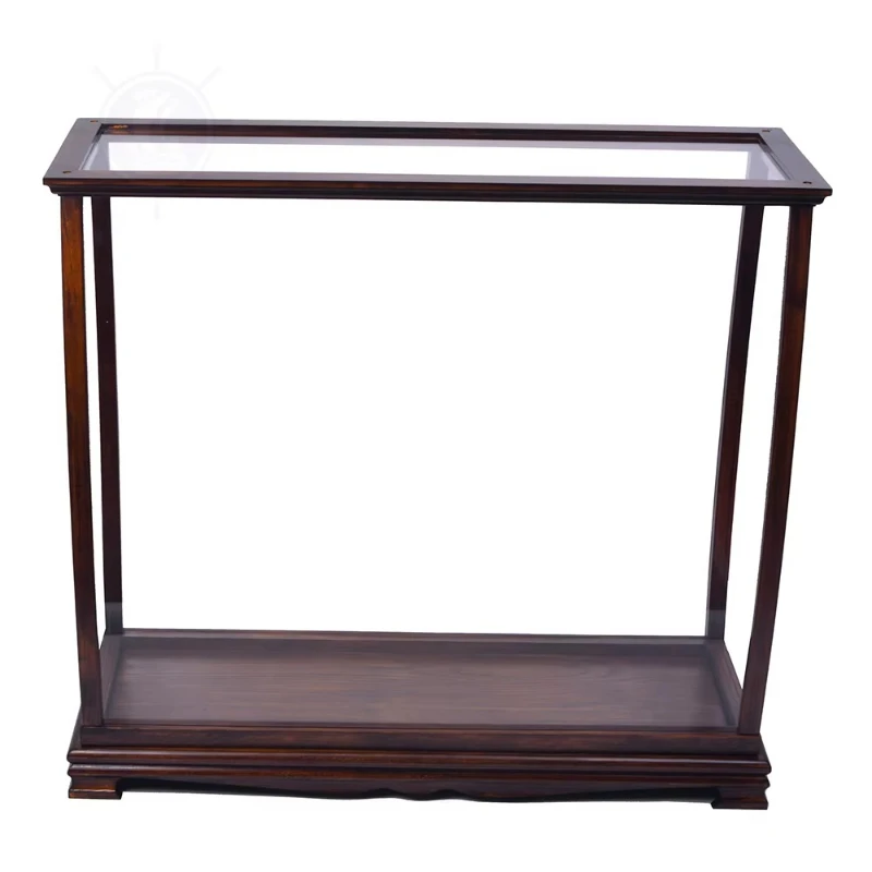 Wooden frame desktop display cabinet Cedar wood decorative box Crafts art sample