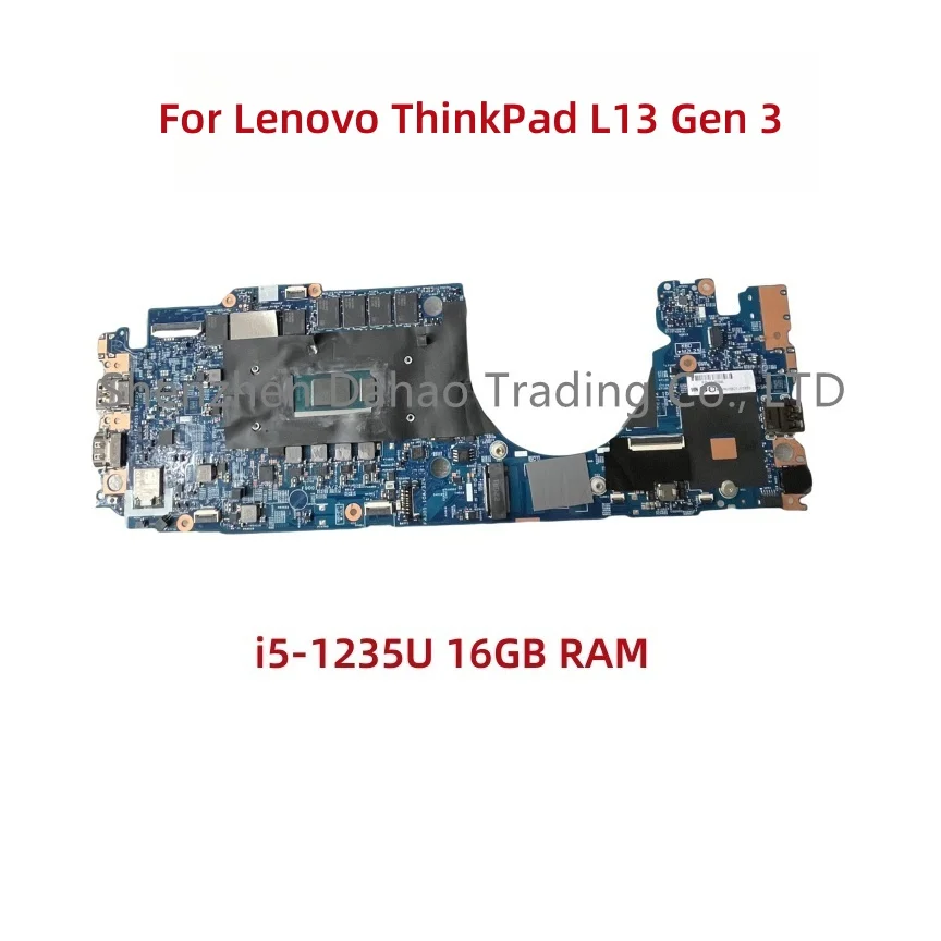 213037-1 para Lenovo ThinkPad L13 Gen 3 placa base para ordenador portátil con i5-1235U CPU 16GB RAM FRU:5B21J15858 100% completamente probado