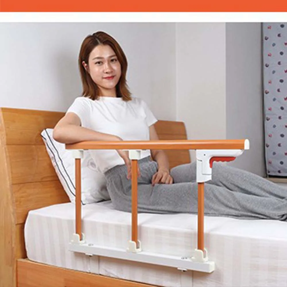 Aluminum Alloy Folding Elderly Bed Anti-Fall Fence Thickened Medical Bed Nursing Bed