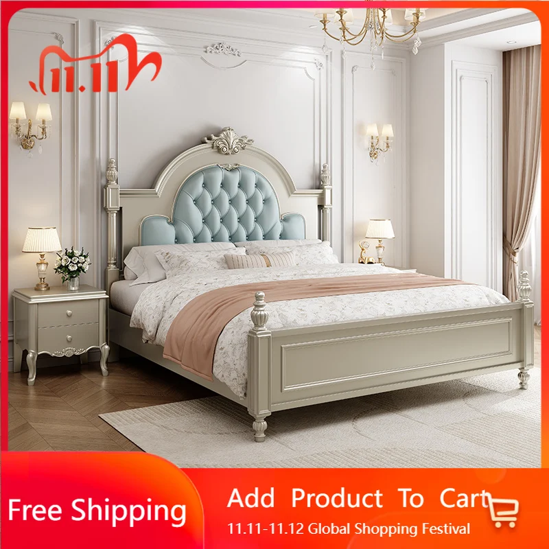 

Bedroom Modern Bed Design Castle Luxury Sofa Platform Sleeping Girls Bed Princess Girls Letto Matrimoniale Unique Furniture