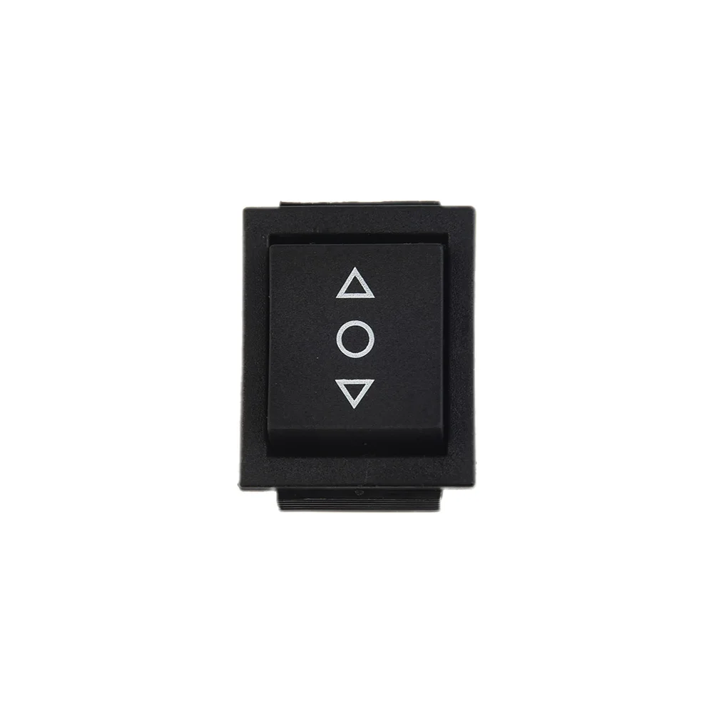 Black Rocker Switch 1.26x1.02x1.30inches 6 Pins Car Electrical Equipment Plastic+Metal Ship Practical Portable