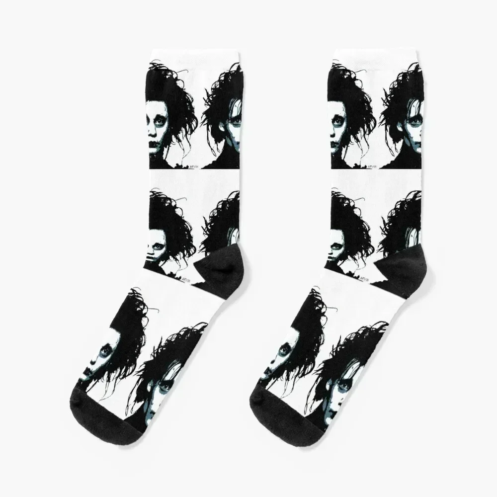 Edward Scissorhands Socks Stockings Hiking boots new in's custom sports Girl'S Socks Men's