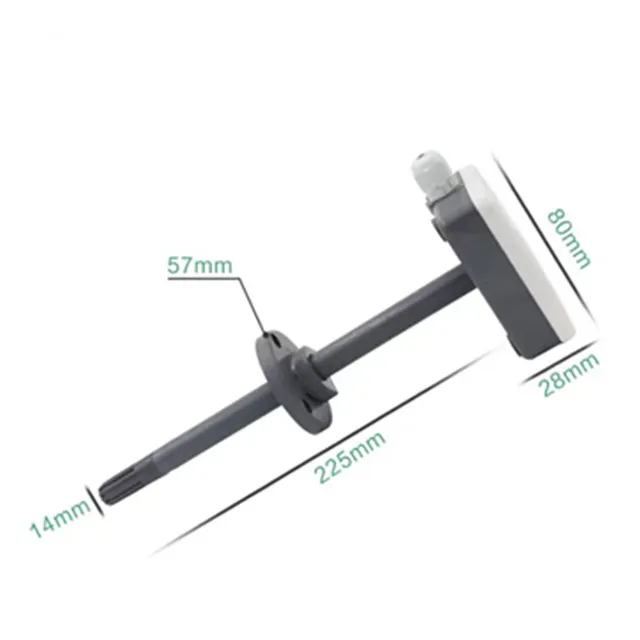 Duct Temperature and Humidity Transmitter Pipe Type Temperature and Humidity Sensor High Precision Current Voltage 4-20ma New Wi
