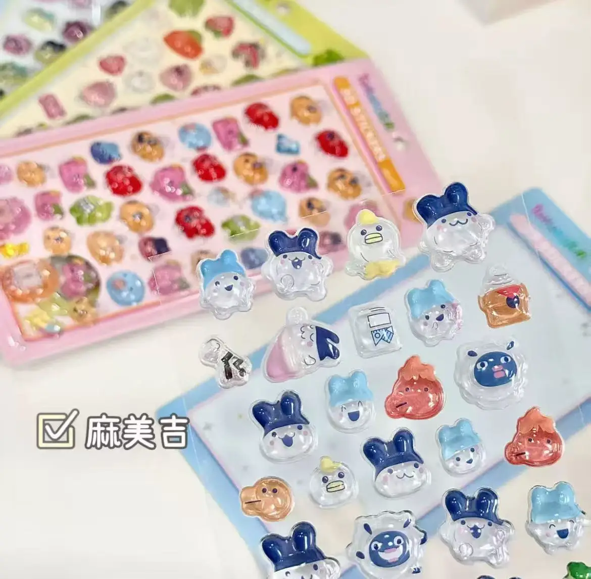 Tamagotchi Stickers Cartoon DIY Scrapbook Decal Laptop Seal Stickers for Kids Party Favors Gifts  ボンボン ドロップシール