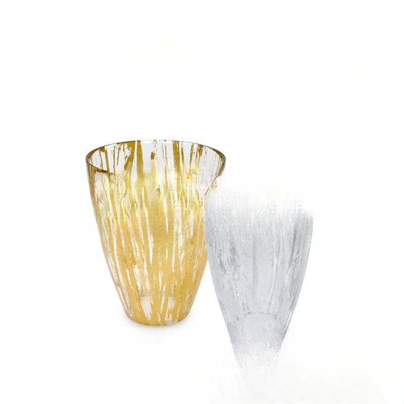 

Vase ornament, water flower cultivator, crystal glass dining table