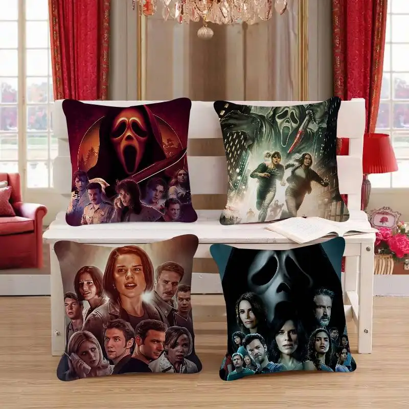 

Movie Scream Pillowcases Home Bedding Decorative Pillow Cover Wedding Super Soft Pillow Case