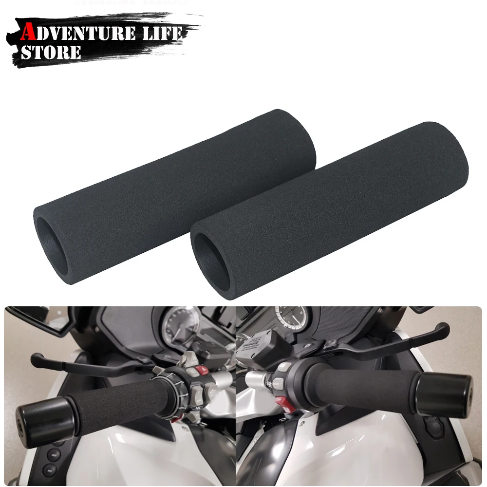 

Universal 22mm Motorcycle Handlebar Foam Hand Grips Sponge Gloves Lever Cover Anti-slip Dirt Pit For SUZUKI For BMW For HONDA