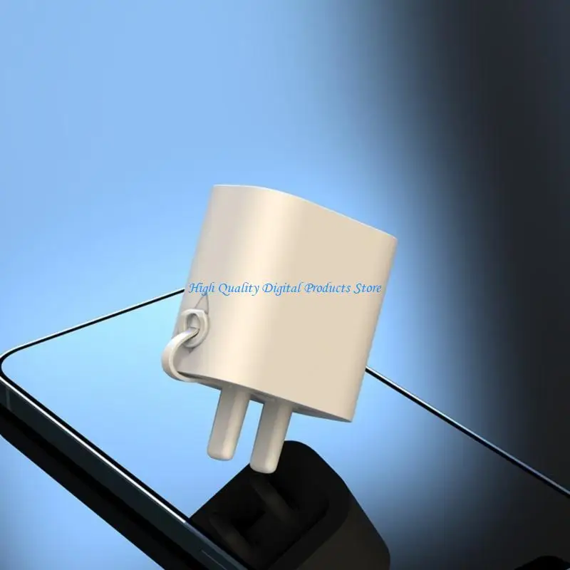 U2JE سيليكون شحن المكونات حماة الغطاء الواقي للهاتف شواحن آيفون ل 18 واط 20 واط USB المقابس سهلة التركيب