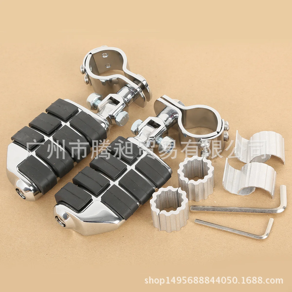 USERX Universal Motorcycle Accessories pedals 27mm 30MM 35mm for GoldWing GL1800 2001-2011 GL1500 GL1100 GL1200