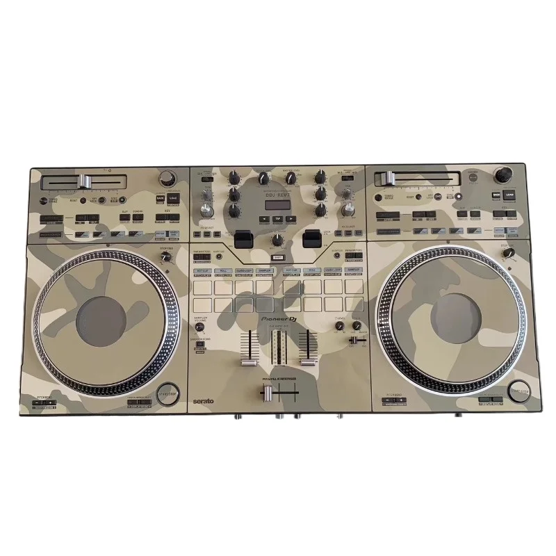 

Пленка для DJ-контроллера Pioneer DDJ-REV7 и проигрывателя дисков — сменная самоклеящаяся цветная наклейка из ПВХ (только панельная пленка)