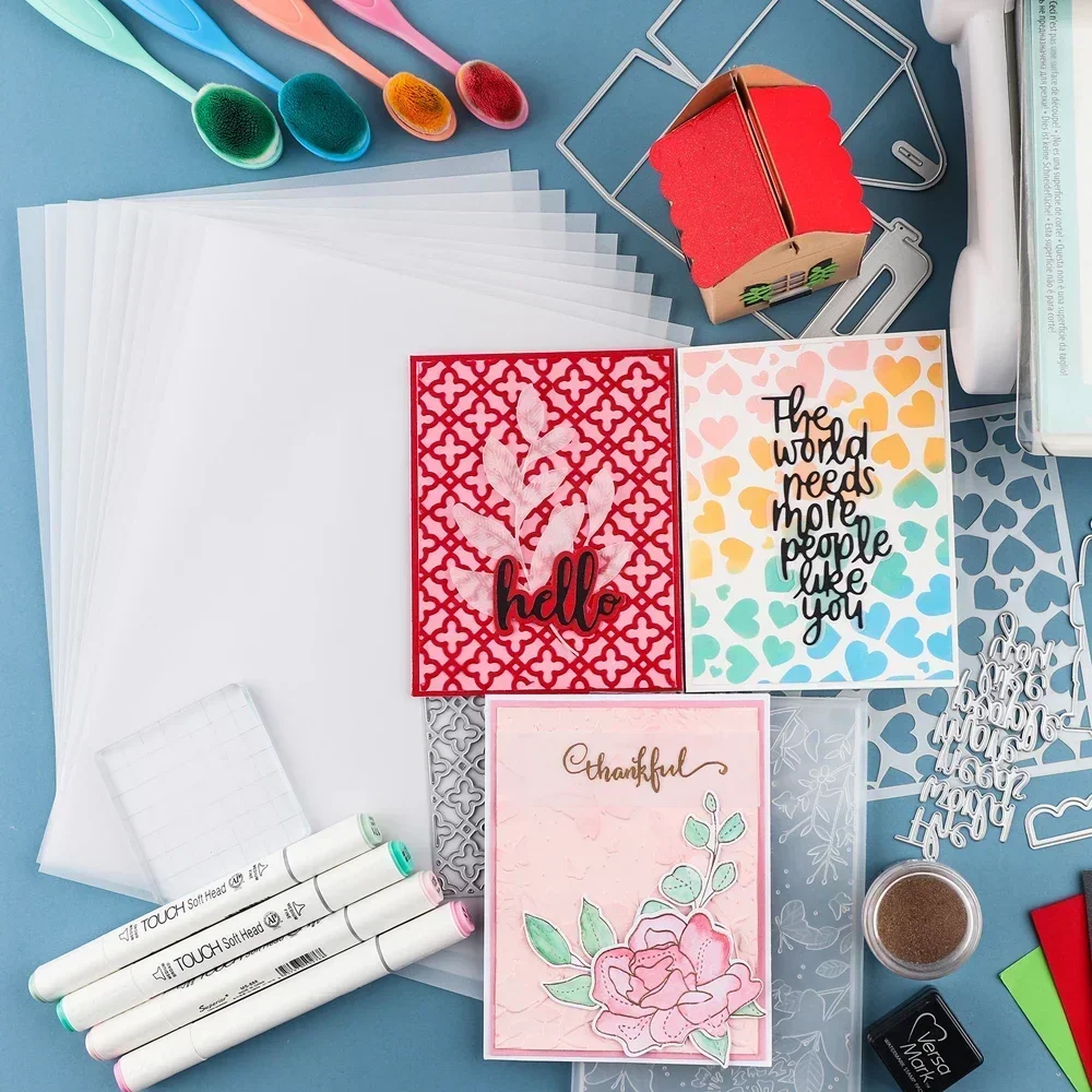 30pcs/Sheets Frosted Smooth Vellum Paper Sheets 8.5x11