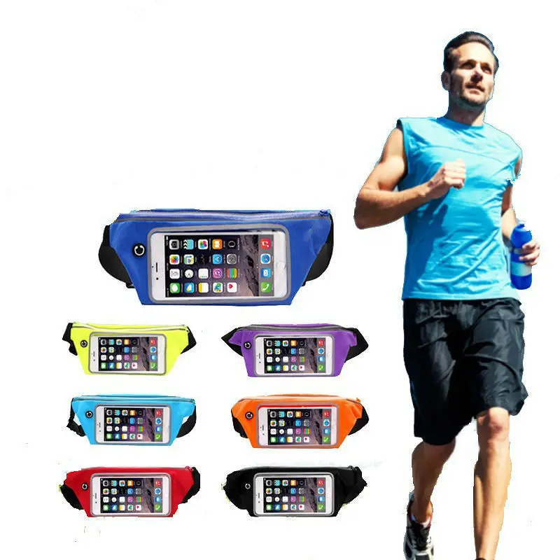 Running Waist Bag Belt Bags Gym Sports Fanny Pack Cell Mobile Phone Case Running Jogging Pouch Hydration Cycling Bag