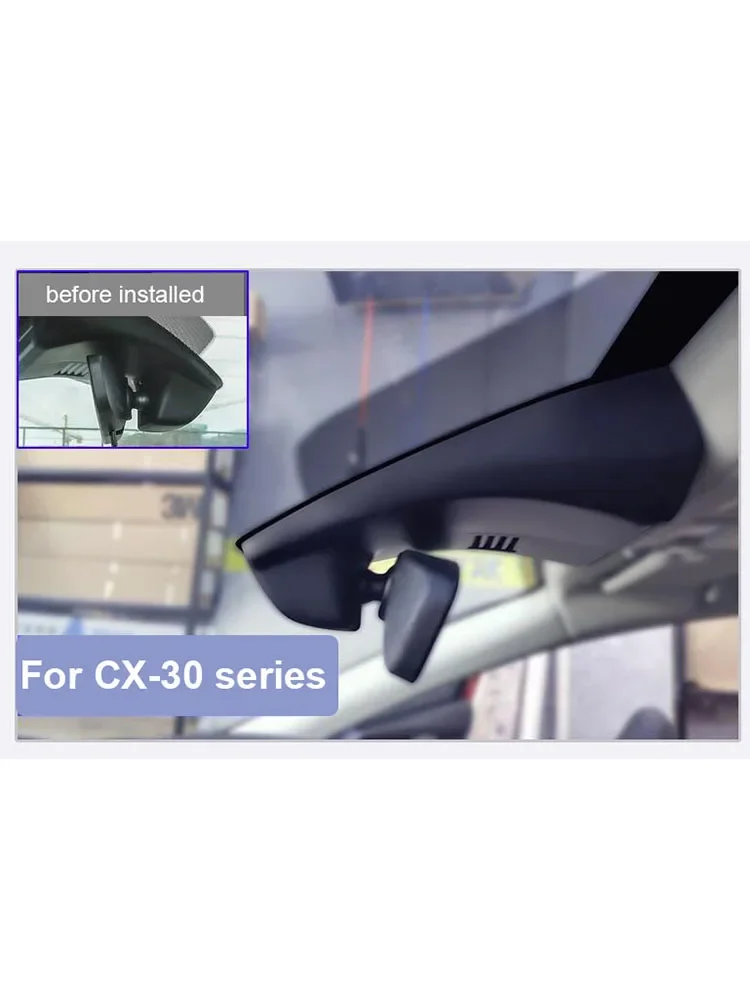 4K Novatek 96670 سيارة واي فاي مسجل فيديو داش كام لمازدا CX-30 CX30 SkyActiv-X Skyactiv-G Skyactiv-E 2019 2020 APP التحكم