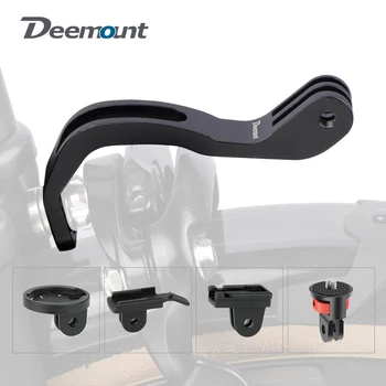 Front Light Stand Rack Fietsvork Mount CNC-gefreesde camerahouder Past op Gopro-interface Brompton MTB vouwfietsaccessoires