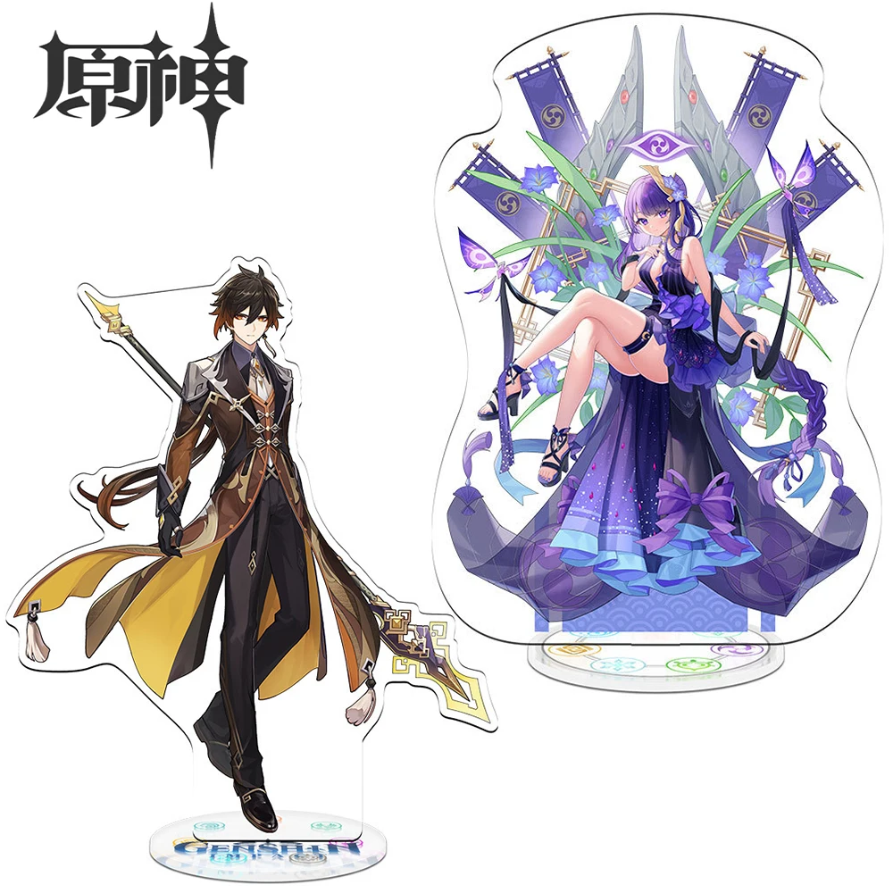 

1PCS Genshin Impact Anime Figure Acrylic Stand Varesa Ifa Mavuika Model Plate Desk Decor Standing Sign Game Fans Gift