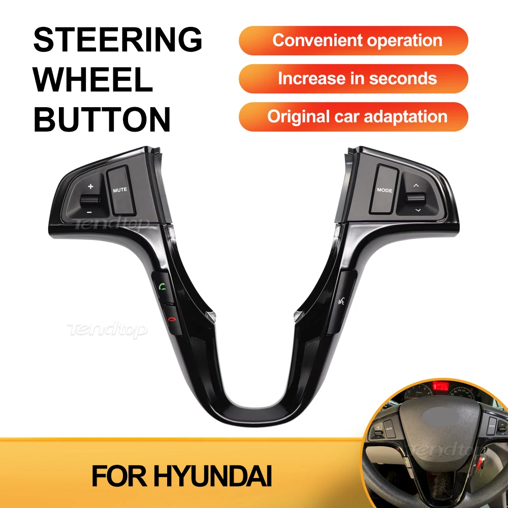 

Bluetooth Steering Wheel Button For Hyundai VERNA SOLARIS Steering Wheel Audio Volume Music Control Button Switch