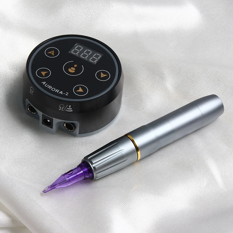 الكل في واحد الروتاري آلة الوشم القلم RCA الحاجب تجميل دائم إمدادات الطاقة آلة الوشم 2 رؤساء عدة #2