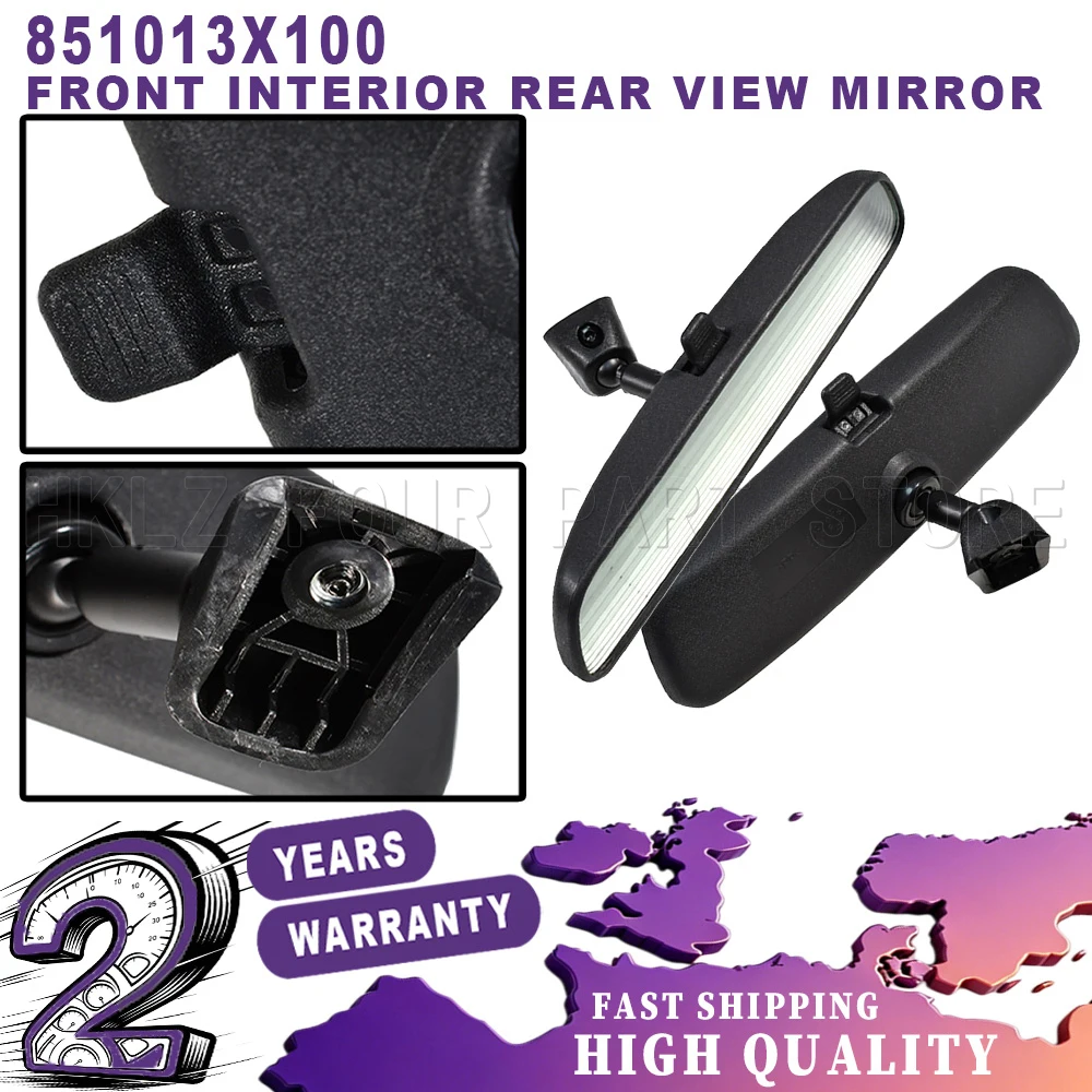 New Easy Installation car accessories Front Interior Rearview Mirror For Hyundai Accent Elantra Kona Kia Optima Rio Sorento Soul