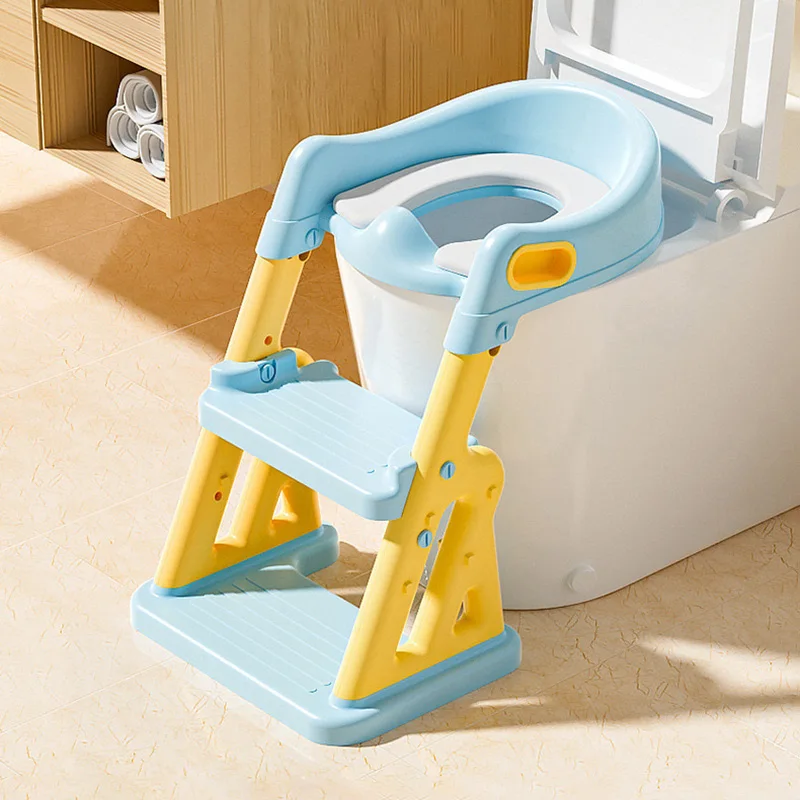 Newly Upgraded Step Stool Portable Toilet Seat Folding Children's Pot Potty Training Seat Portable Potty Child Pot Bebe Toilette