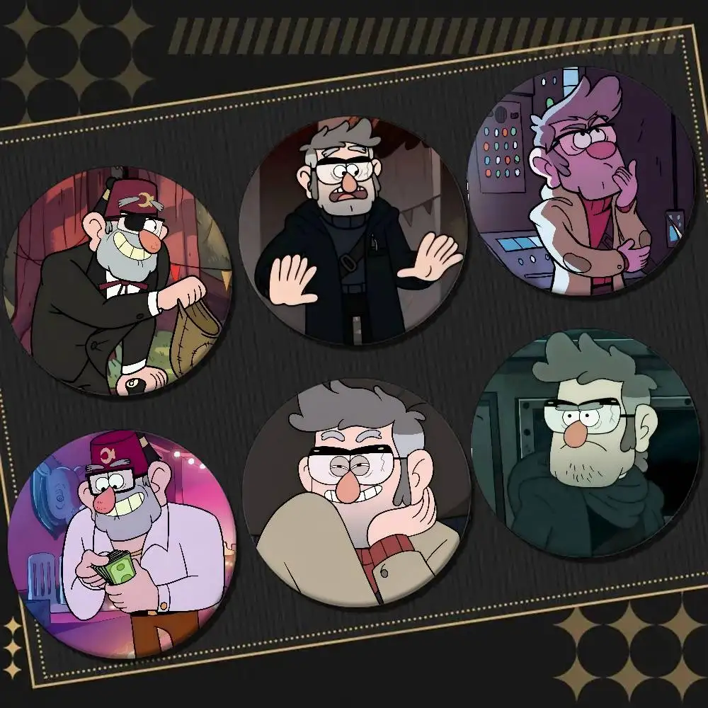 G-Gravity Falls Ford P-Pines Badges Pins Lapel Pins Hat Pins Brooches Gifts Decor Backpacks