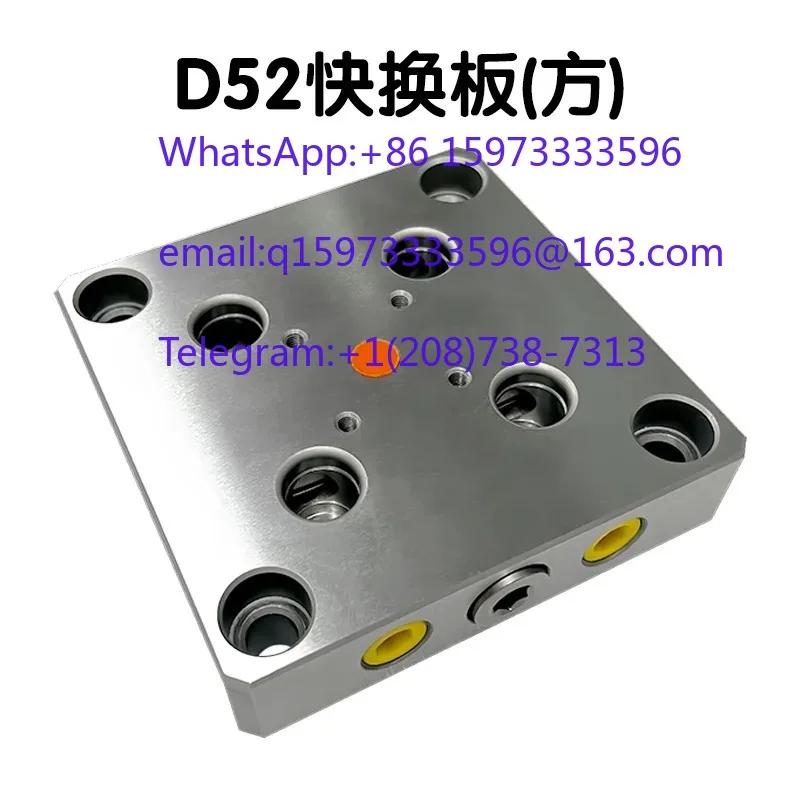 5296 Zero Point Quick Change Plate Fixture and Self Centering Vice for 3 4 5 Axis Precise Positioning