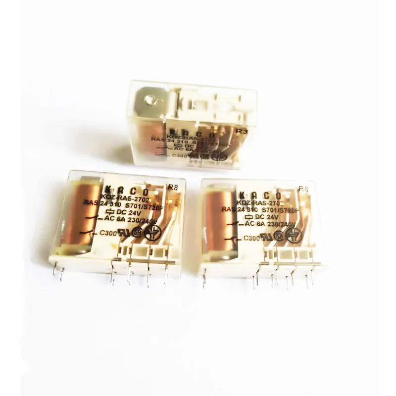 Relé 10pin Novo Koz-ras2702 Kozras2702 24vdc Dc24v 24v 6a