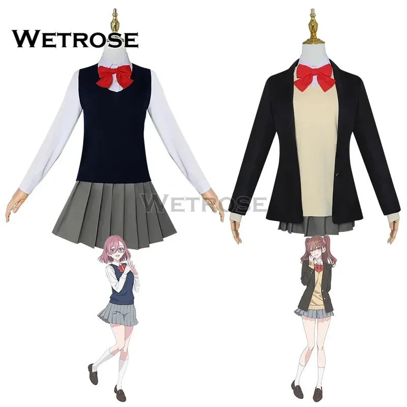 

【Wetrose】Jk Lilysa Amano Mikari Tachibana Cosplay Costume School Uniform Nigoriri Ririsa Lilyel Ririsa 2.5 Dimensional Seduction