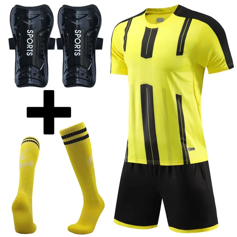 Custom Men Kids Football Jersey Suit Quick Dry Breathable Club School Soccer Team Training Uniforms Football - Image 3