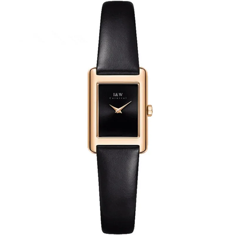 

Часы швейцарского производства для женщин, карнавальный бренд, роскошные квадратные кварцевые наручные часы для девочек, женская мода, водонепроницаемые Reloj Mujer