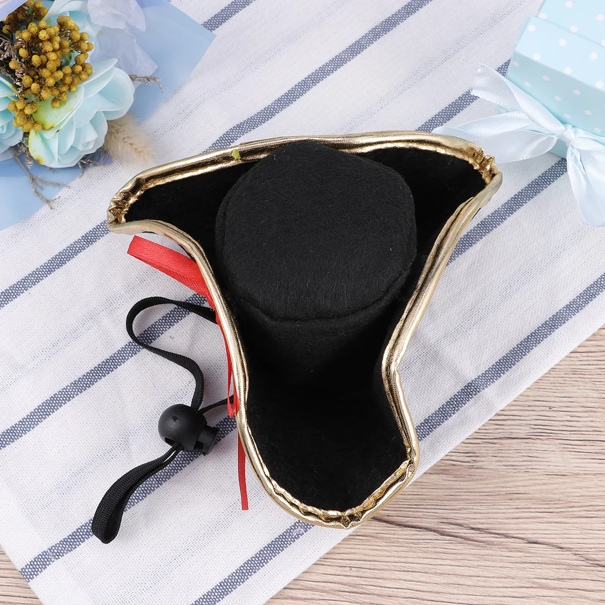 Pet Head Cap Funny Captain Halloween Hat Fancy Headgear for Puppy Dog Cat Party Dress Up Costume Accessories Photo Props