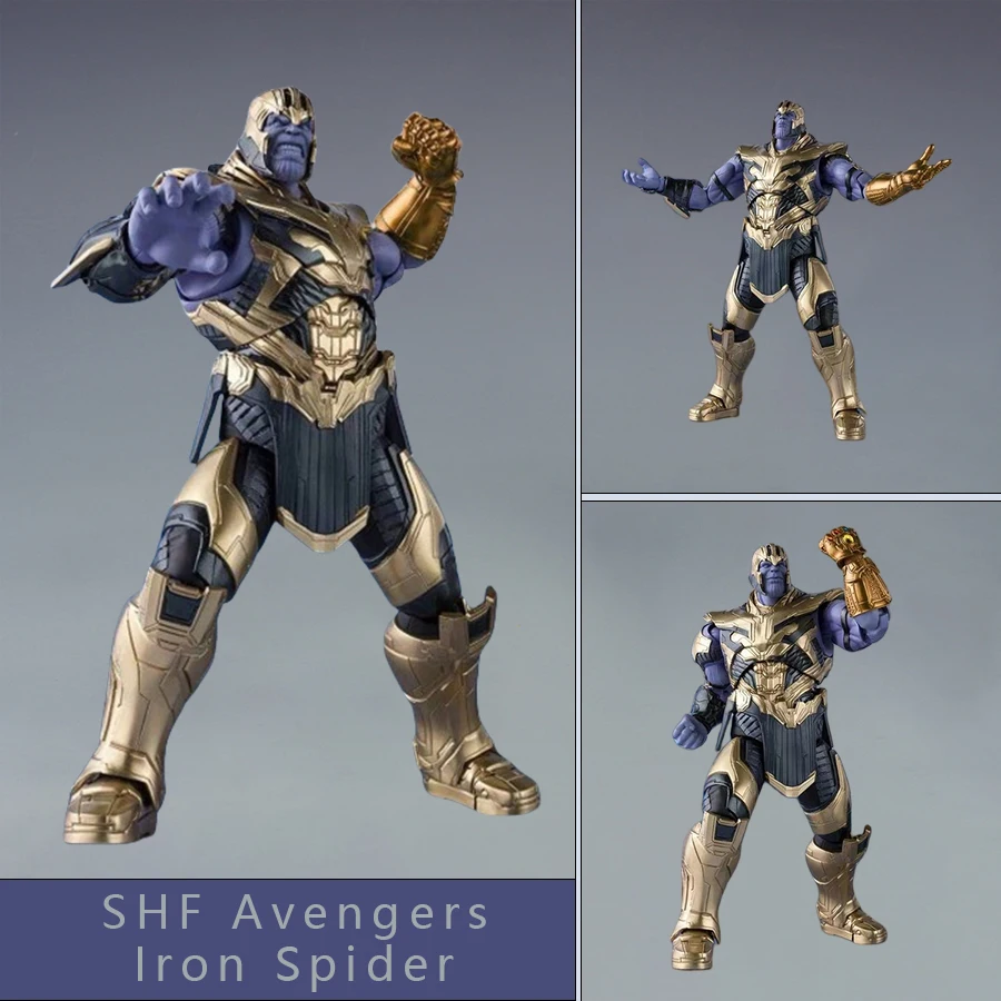 

Экшн-фигурка Avengers 4 Endgame WD Thanos SHF высокого качества, модель куклы, орнамент, модель, игрушка, подарок для мальчика