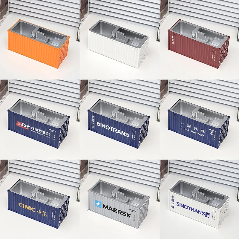 Creatieve 1:30 Verzending Container Desktop Briefpapier Opbergdoos Visitekaartje Organizer Gesimuleerde Container Model Ornamenten
