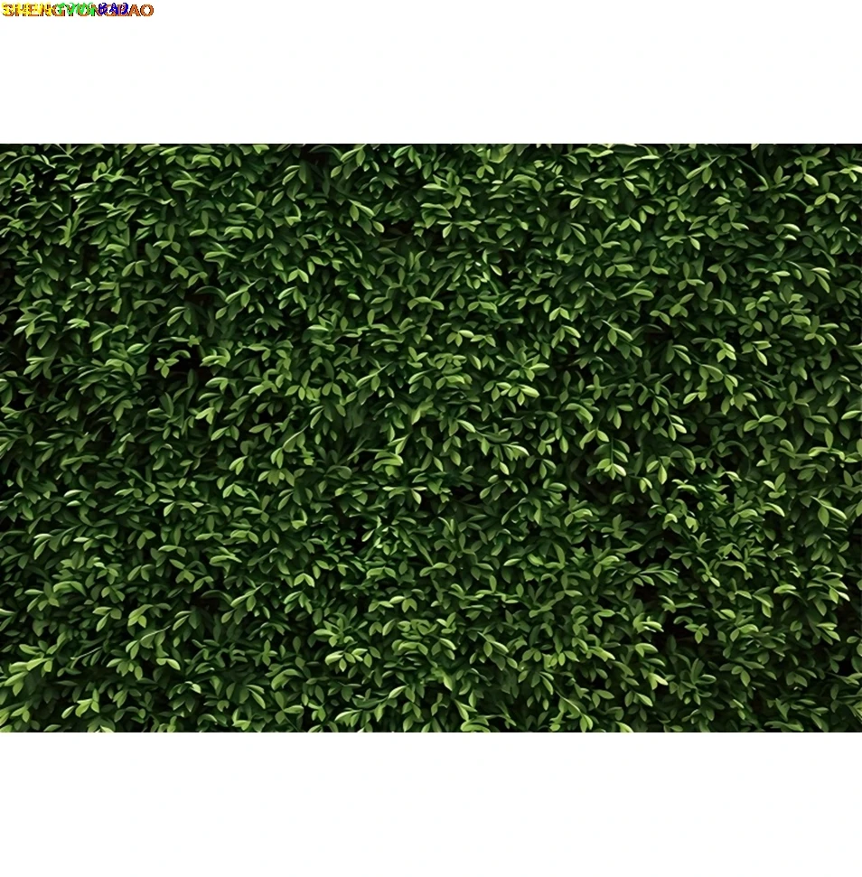 

Green Grass Leaves Wall Photography Backdrop Baby Shower Birthday Party Wedding Bridal Shower Photocall Background Decor Banner