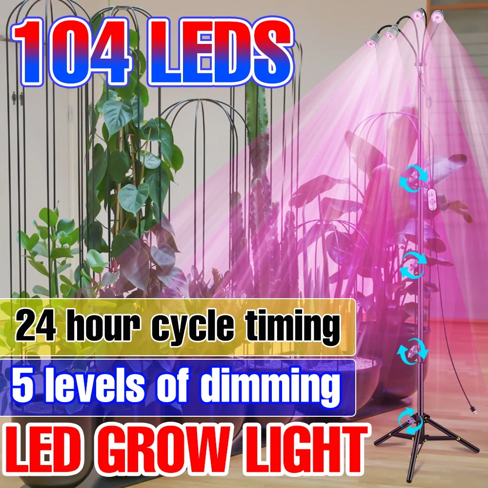 Full Spectrum LED Indoor Plants Growth Light Hydroponics Phytolamp For Seedlings Flower Seeds Grow Tents LED Cultivation Lamp