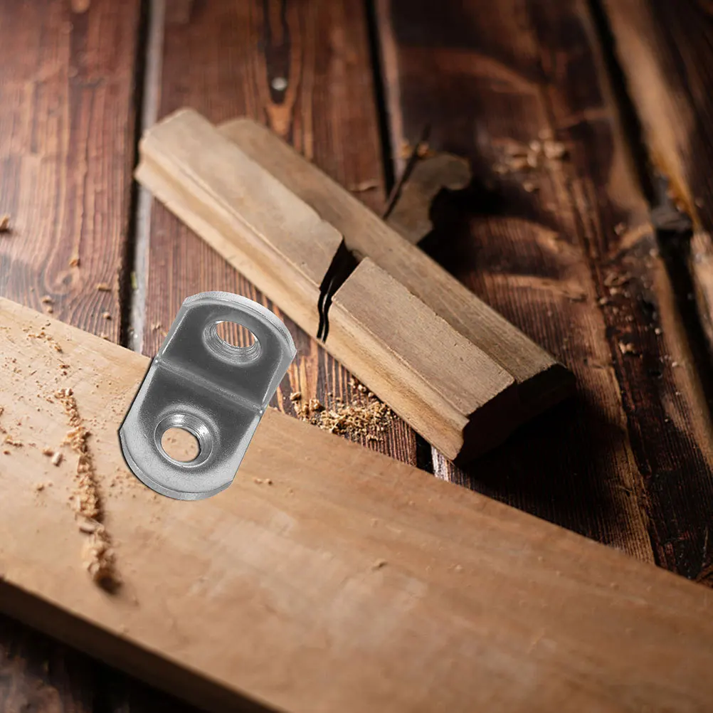 

12Pcs Stainless Steel Corner Braces L Brackets Small Shelf Brackets for Wood Furniture Tables Beds Closets L Bracket