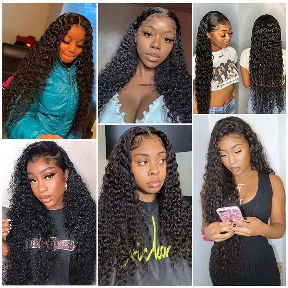 Peruvian Water Wave Bundles With Closure Virgin Hair Tape ins Natural Wave Hair Extension Remy Human Hair Bundels With Frontal