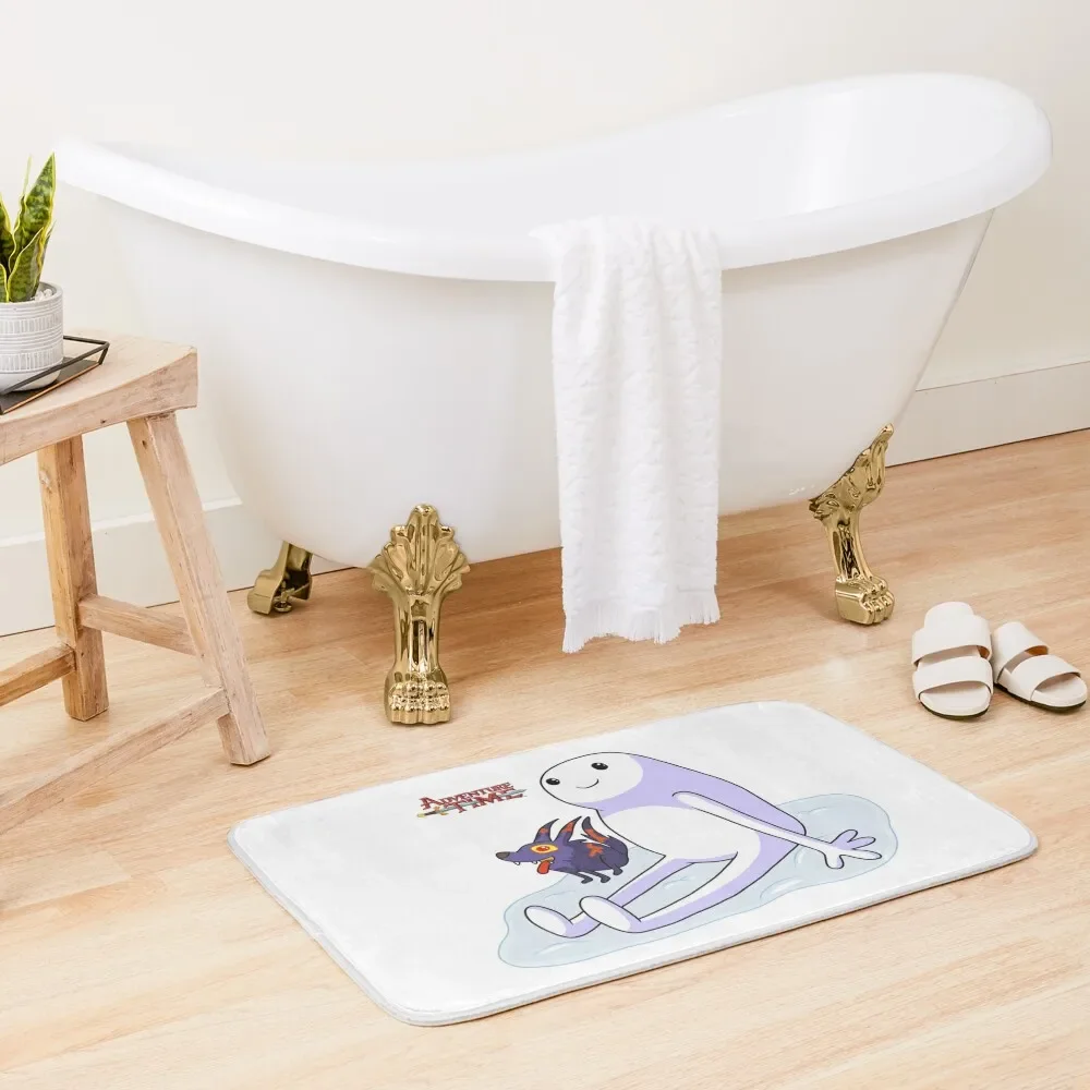 

Snow Golem and Fire Pup Bath Mat Absorbent Rug Household Items Carpet For Bathroom Mat