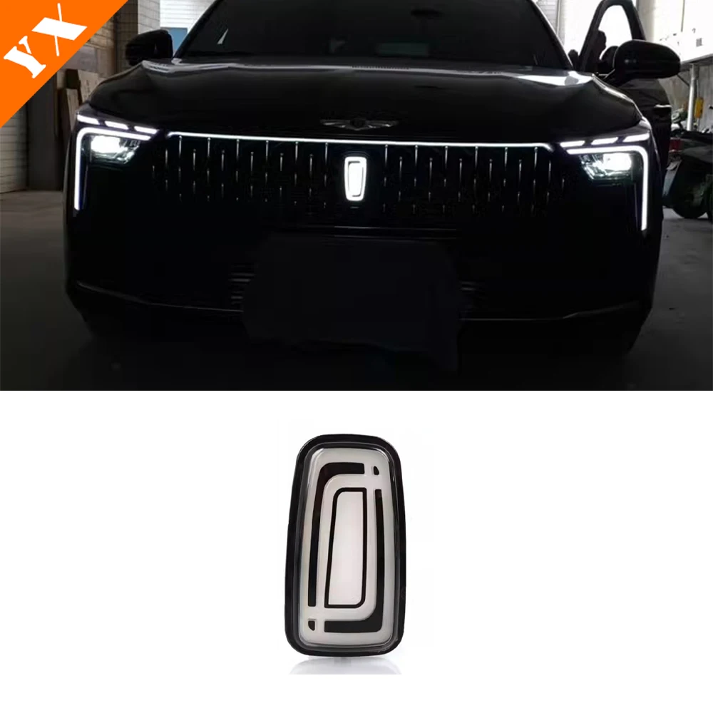 For Bestune B70 B70S T77 T99 T55 Accessories LED Car Front Logo Decoration Front Grille Logo Lamp Auto Grille Ambient Lighting