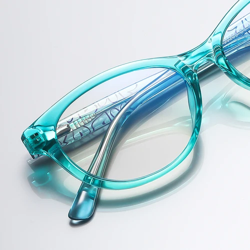 Imagen 2 del producto CLLOIO, nuevas gafas con bloqueo de luz azul para niños y niñas, gafas cuadradas con montura antiluz azul, gafas graduadas para miopía por ordenador