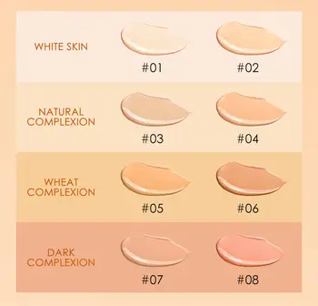 Focallure Base Face Liquid Foundation Cream Full Coverage Concealer Oil-Control Hydratační Foundation Cream Make-up pro ženy 10 nejlepší prodej focallure make-up - №2