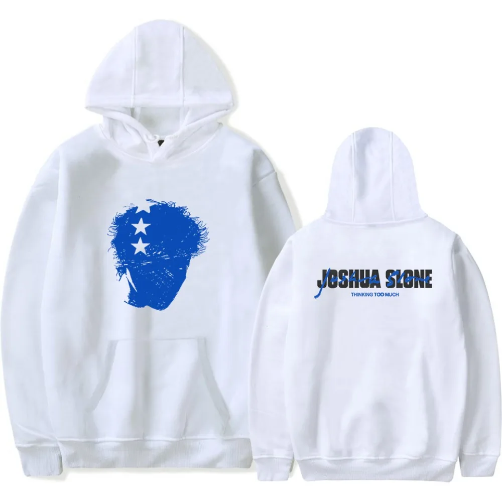 Joshua Slone Thinking Too Much Merch Casual Hoodie Women Men Long Sleeve Sweatshirt Fashion Pullover Clothes